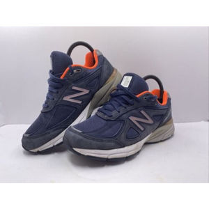 New Balance 990v4 Running Shoes Women Size 8.5 Blue Orange Made in USA